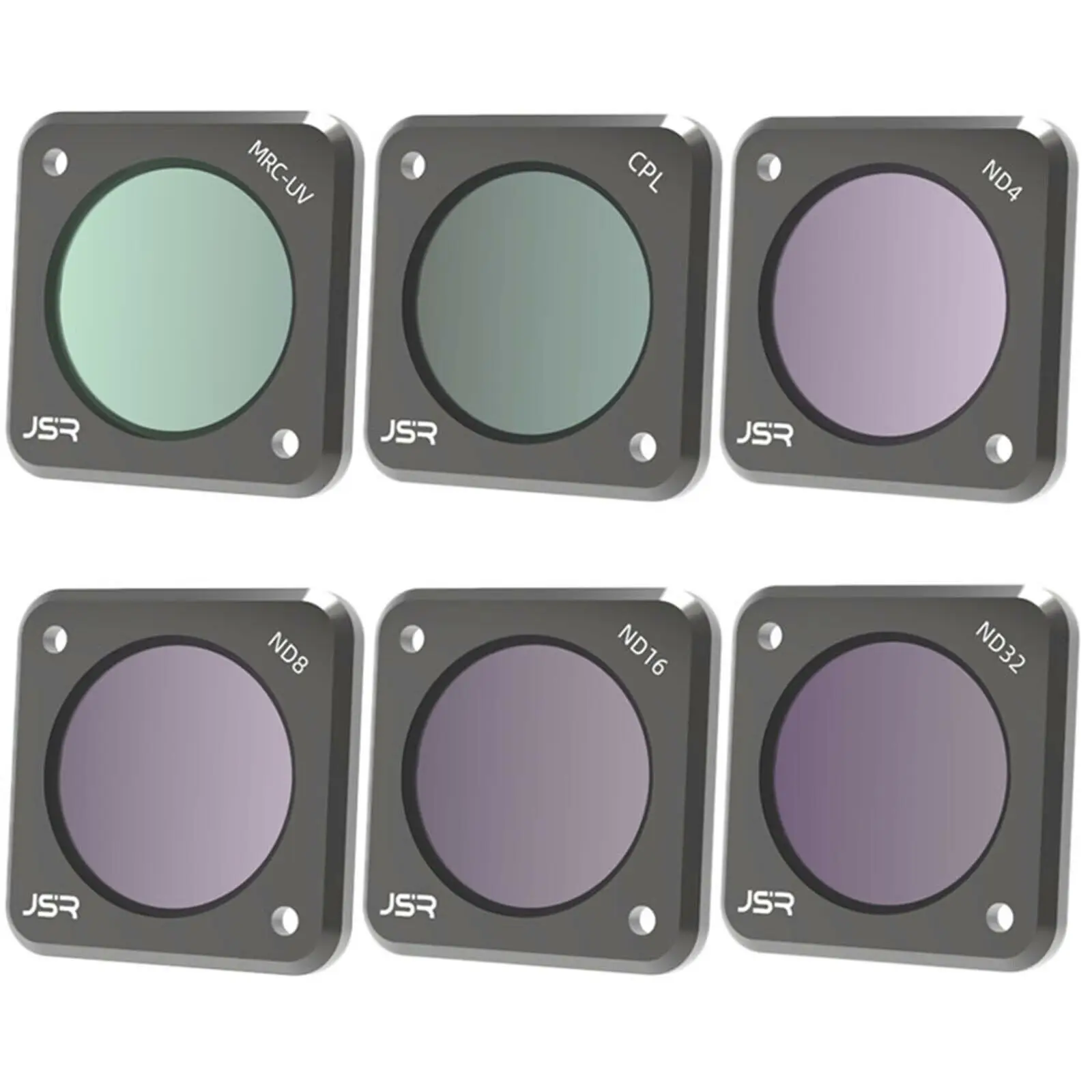 

MCUV/CPL/STAR/Night /10X/ND4/ND8/ND16/ND32/ND64 Replacement Filter Lens Set For DJI Action 2 Camera