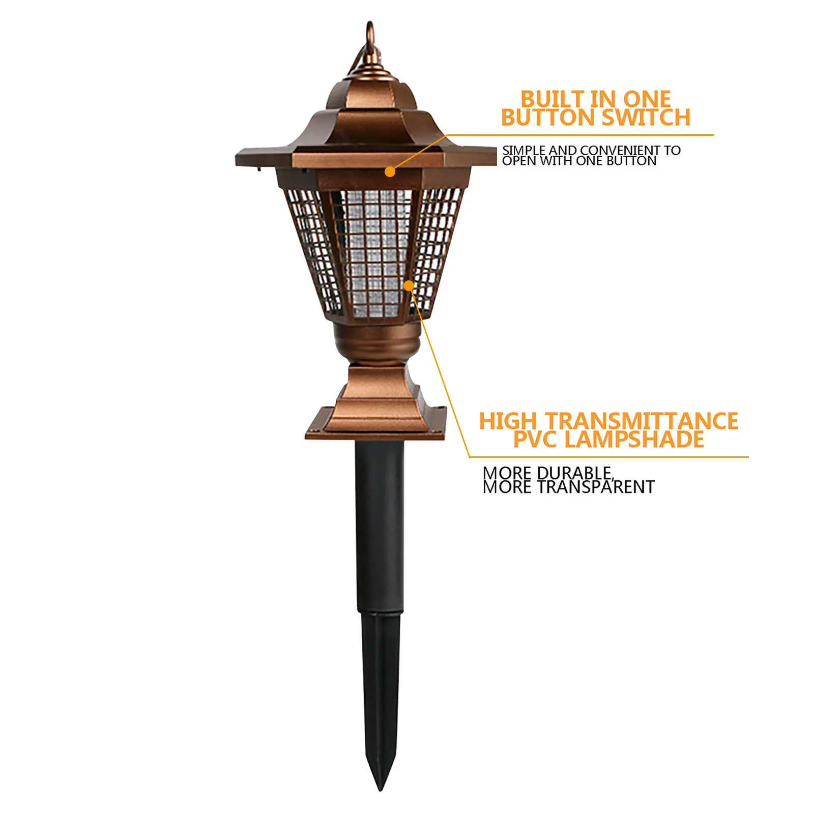 Солнечный СВЕТОДИОДНЫЙ светильник Москитная Катушка Жук ловушка для насекомых