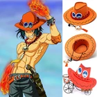 2 цвета, шапки Аниме D Ace Luffy для мужчин и женщин, дорожная шапка, женский костюм, шапка для Хэллоуина, Прямая поставка