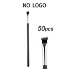 BEILI 50 шт., натуральные кисти из козы для растушевки глаз, нанесения макияжа, теней, подводки, Смоки, блендера, Профессиональная Кисть для макияжа, бровей