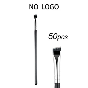 BEILI 50 шт., натуральные кисти из козы для растушевки глаз, нанесения макияжа, теней, подводки, Смоки, блендера, Профессиональная Кисть для макияжа, бровей