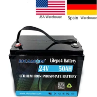 24v solar battery pack for solar system battery 24v 50ah 7000 cycles lifepo4 battery for outdoor camping travel hunting rv