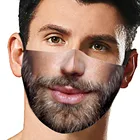 Новые смешные сексуальные борода Косплэй Для женщин унисекс рот маски покупок спортивная езда на велосипеде, уход за кожей лица-защита для взрослых вечерние дышащая маска