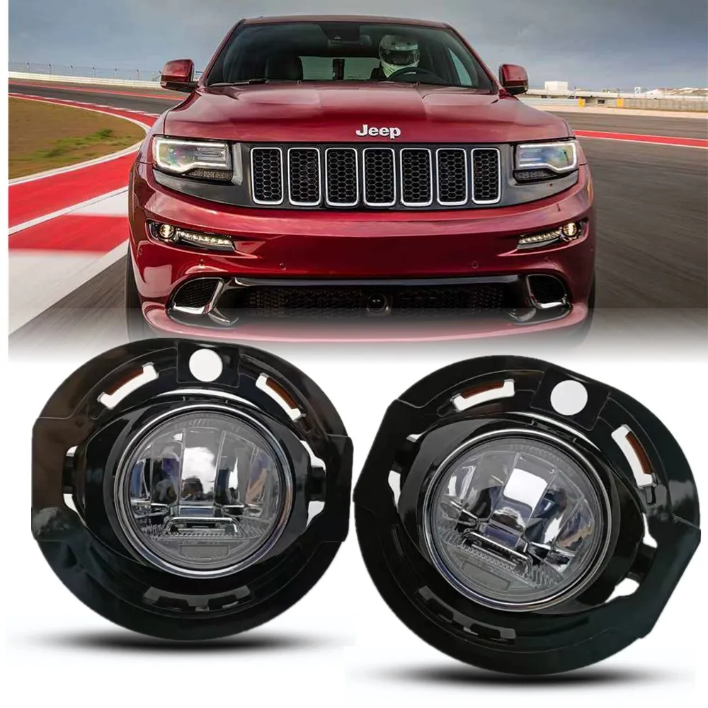 

Светодиодсветильник противотуманная фара для Jeep Grand Cherokee 2014-2016, передняя фара дальнего света для Dodge Charger 2015 2016, автомобильные аксессуары