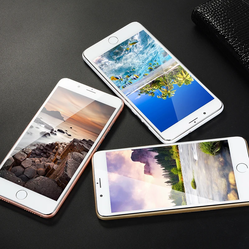 Глобальная прошивка поддержка мобильного телефона iPhone 7 Plus смартфон 5," дюйма высококачественны Fullview MTK6572 Android смартфон