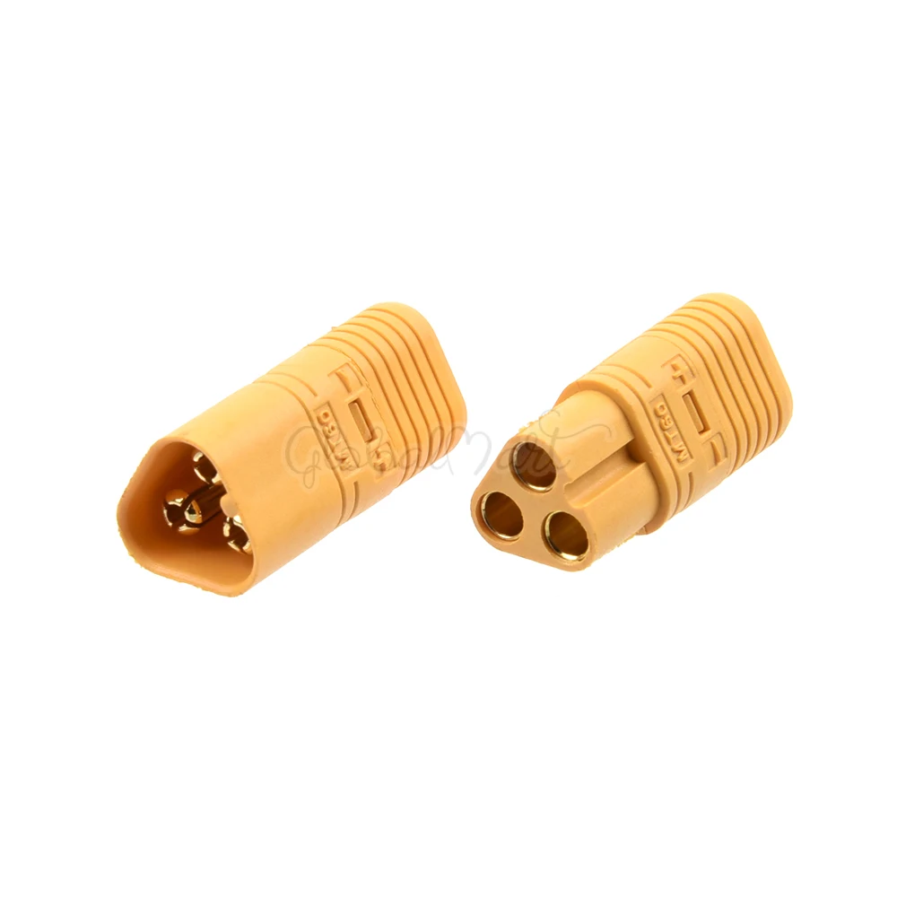 5 Pairs MT60 3.5mm 3 Pole Bullet Connector Plug Male / Female For RC ESC to Motor Multicopter Quadcopter | Игрушки и хобби