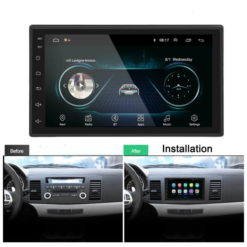 Carsanbo 2 Din Android автомобильный радиоприемник 7 дюймов 8 1 gps Bluetooth стерео Универсальный