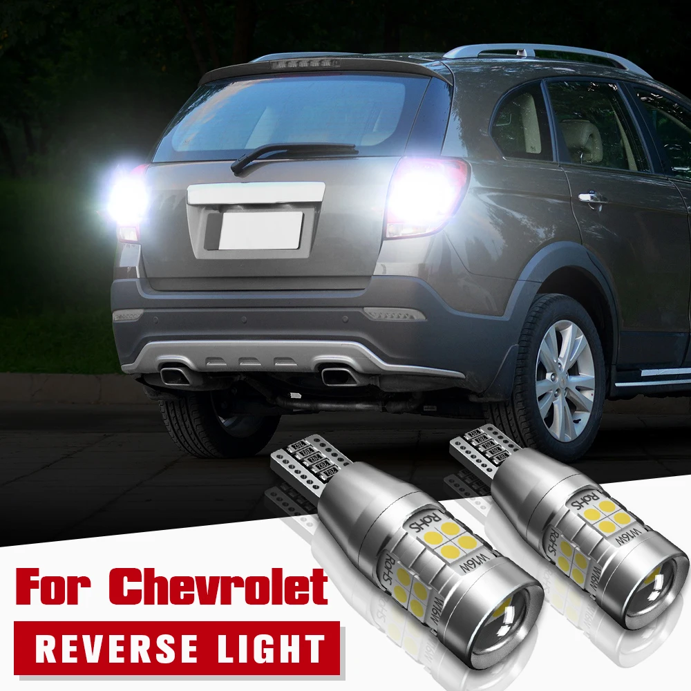 

2pcs LED Reverse Light Blub Backup Lamp W16W T15 921 Canbus For Chevrolet Bolt Camaro Captiva Cruze Epica Malibu 2012-2015