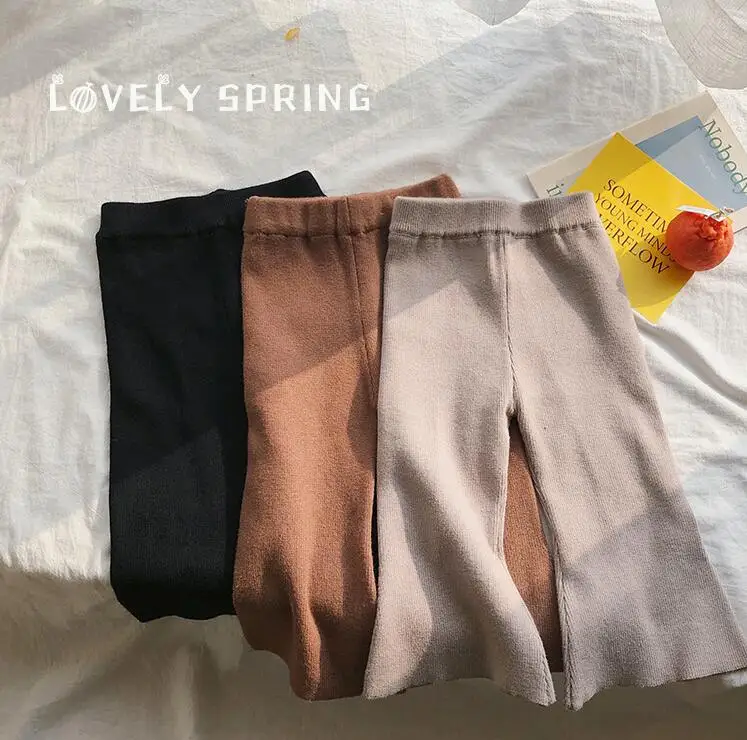 Лидер продаж 2020 расклешенные штаны для маленьких девочек весенние модные