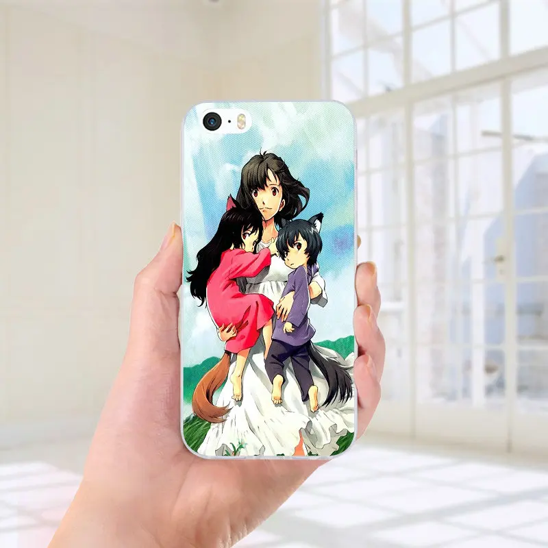 Детские мягкие силиконовые чехлы из ТПУ с изображением волка Yuki для iPhone 7 Plus 6 6S 6s 5