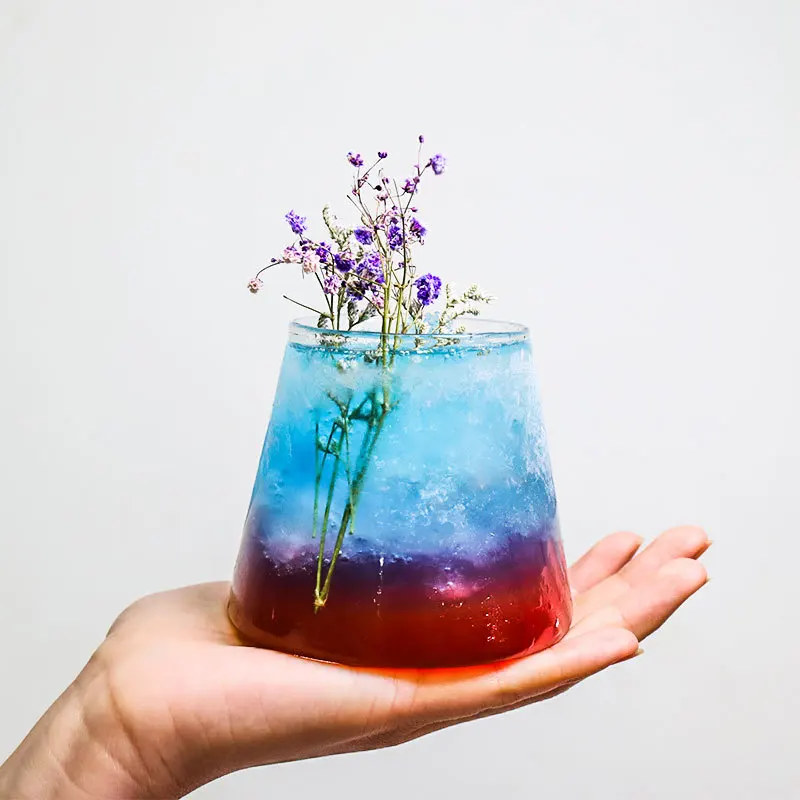 Тренд японского сока Fuji мороженое молоко холодный напиток бокал для вина чашка