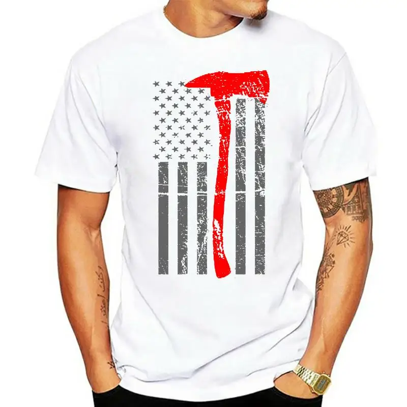 

THIN RED LINE AXE FLAG FIREFIGHTER FIRE DEPARTMENT 2022 HOT SALE HOODED SWEATSHIRT