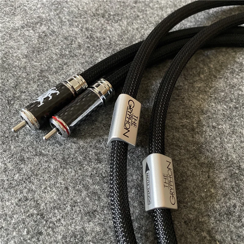 Грифон VIP серии Hi-Fi аудио RCA кабель углеродного волокна Plug | Электроника