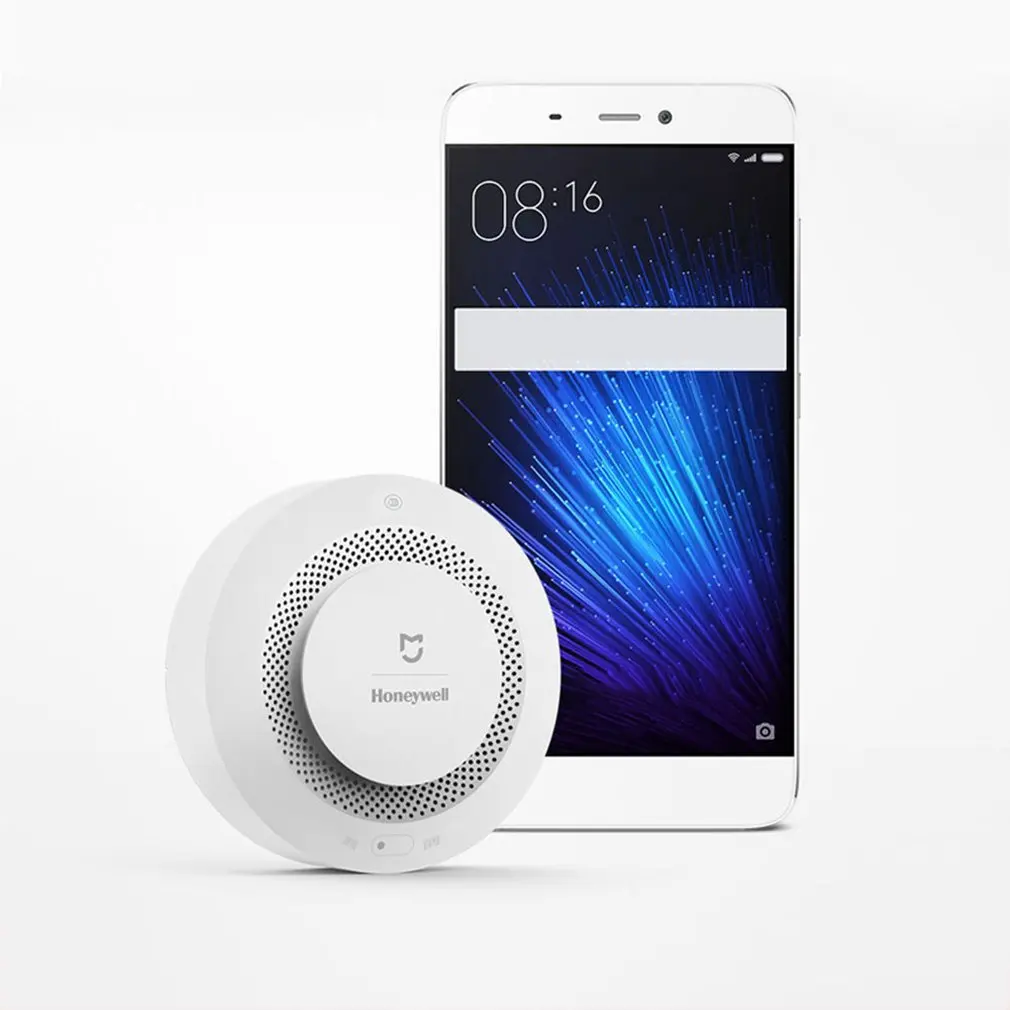 Xiao mi jia Honeywell пожарная сигнализация детектор Пульт дистанционного управления звуковая визуальная сигнализация заметка работа с приложением mi Home