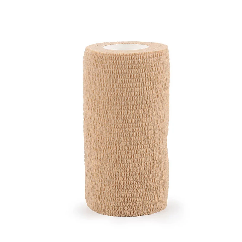 Beige Tcare медицинская обмоточная лента оптом, самоклеящаяся рэп лента, самоклеящаяся палка бандаж, селфи-ручка рулон, power Flex wrap-4 м - Цвет: Beige