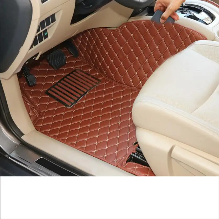 Кожаный Автомобильный напольный коврик для nissan x-trail rogue t31 t32 2007 2008 2009 2011 2012 2013 2014 2016