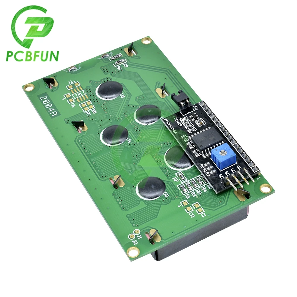 Желтый/Синий ЖК-дисплей 2004 + I2C 20x4A символьный ЖК-дисплей/w IIC/I2C/TWI/стандартный