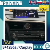 for lexus rx 2016 2018 android 10 car stereo car radio with screen car gps navigation tape recorder head unit