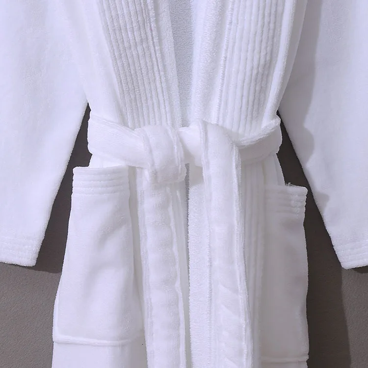 Высококачественные вельветовые халаты из хлопка с вырезом для полотенец на