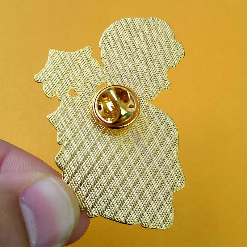 Жесткие металлические броши-значки с имитацией джинсовой одежды | Украшения и