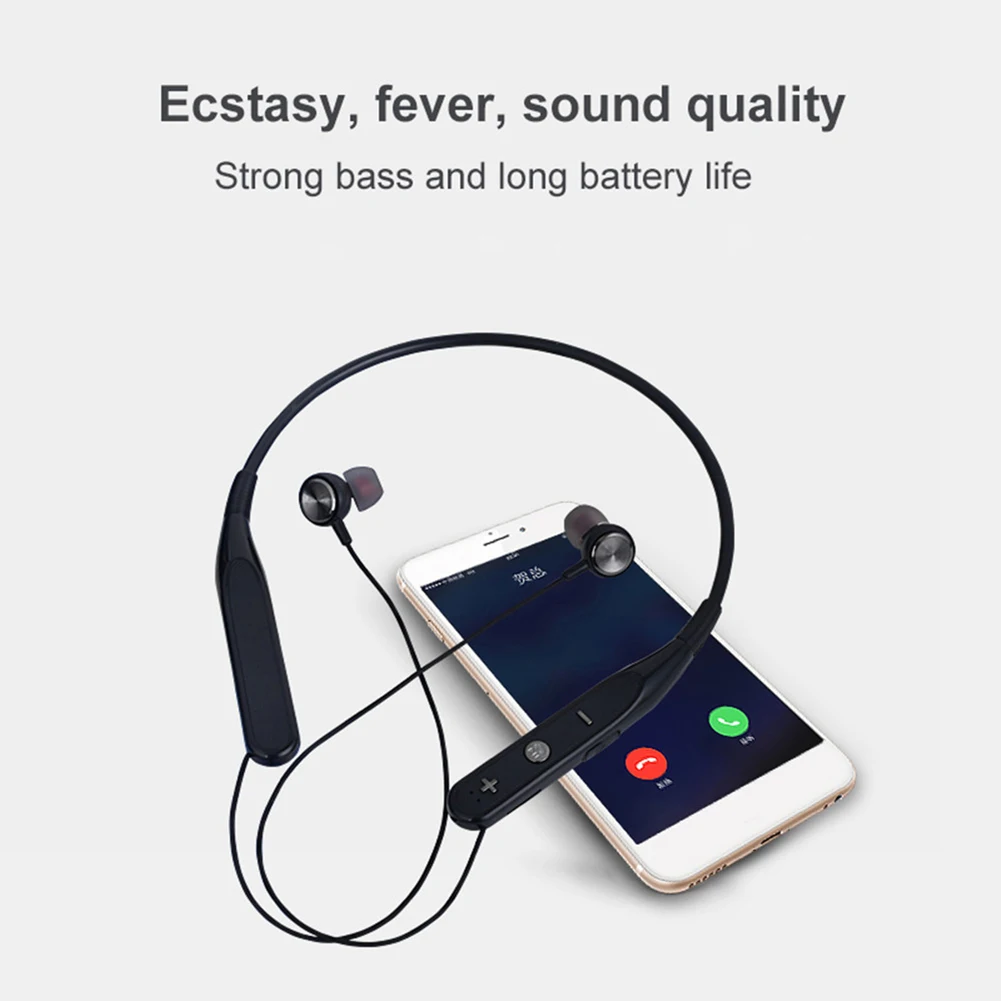 Наушники вкладыши магнитные Беспроводные с поддержкой Bluetooth 4 1 и