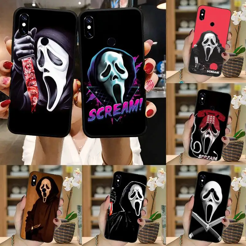 

Ghostface Scream Phone Case For Xiaomi Mi 11 Redmi Note 7 8 9 pro 8T 9T 9S 9A 10 Lite pro