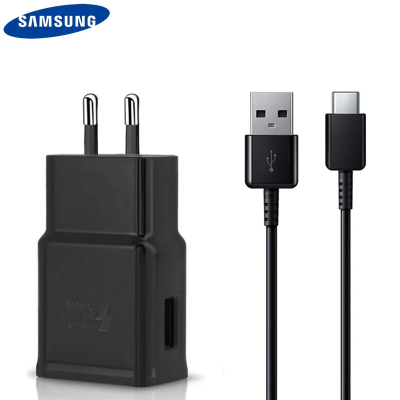 Оригинальное быстрое зарядное устройство Samsung дорожное настенное для Galaxy S9 + Plus