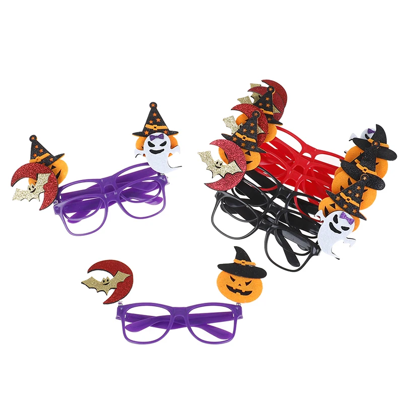 Креативные очки на Хэллоуин рамка летучая мышь ложка реквизит тыква украшение