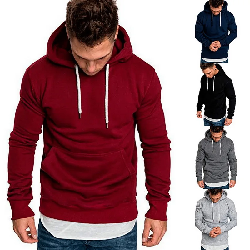 Новинка, толстовки с капюшоном, пуловер для мужчин, уличная одежда, осень-зима, мужские теплые свитера, флисовое пальто, мужская толстовка с капюшоном размера плюс 3XL