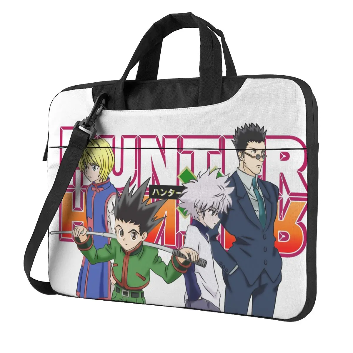 Anime - Hunter X Hunter Laptop Bag Case Protective Vintage Computer Bag Bicycle Crossbody Laptop Pouch