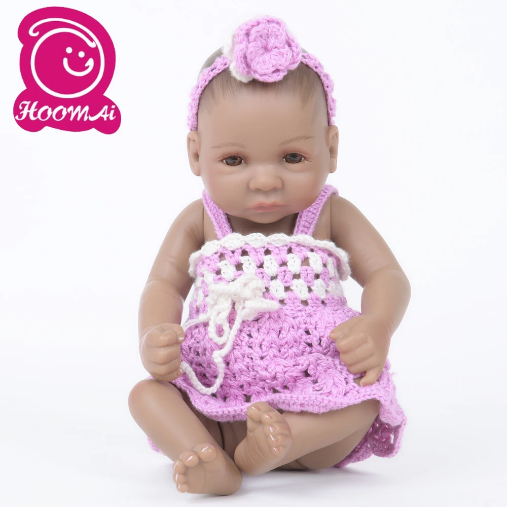 

Милые детские куклы Reborn Bebe, полностью силиконовые виниловые куклы Reborn Baby 10 ", реалистичные мини-игрушки Reborn для малышей, Playmate, рождественские...