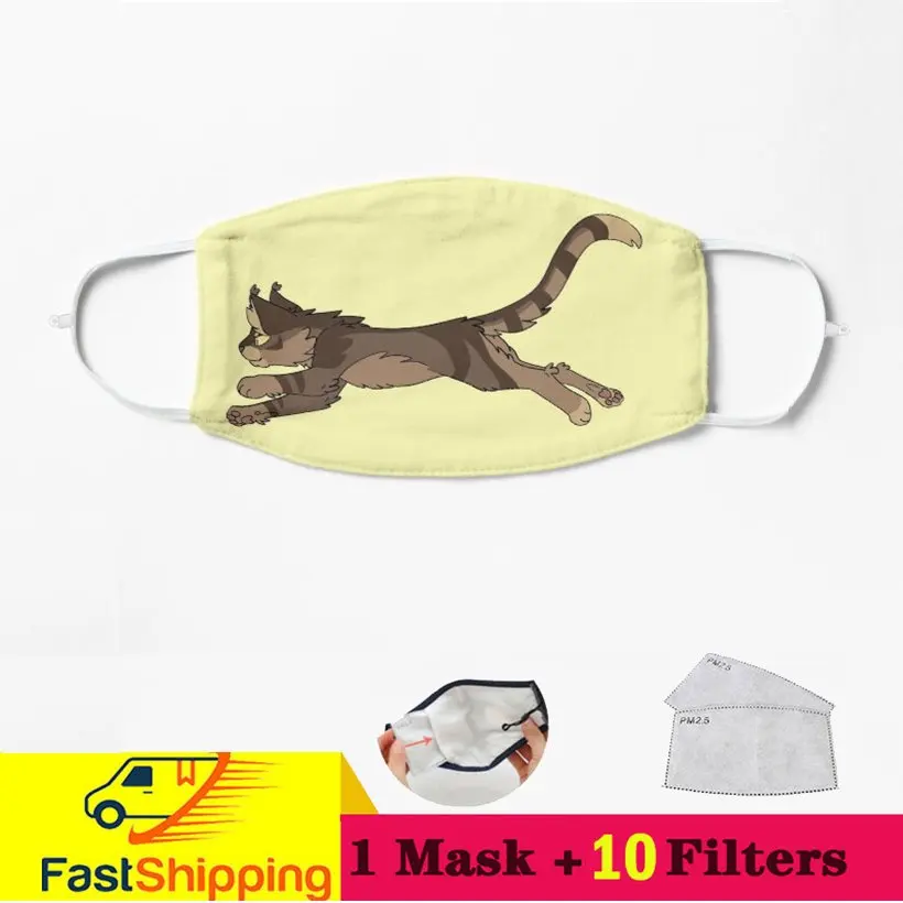 

Маска для лица Sparrowpelt Cherrytail Duskpaw, хлопковая, моющаяся