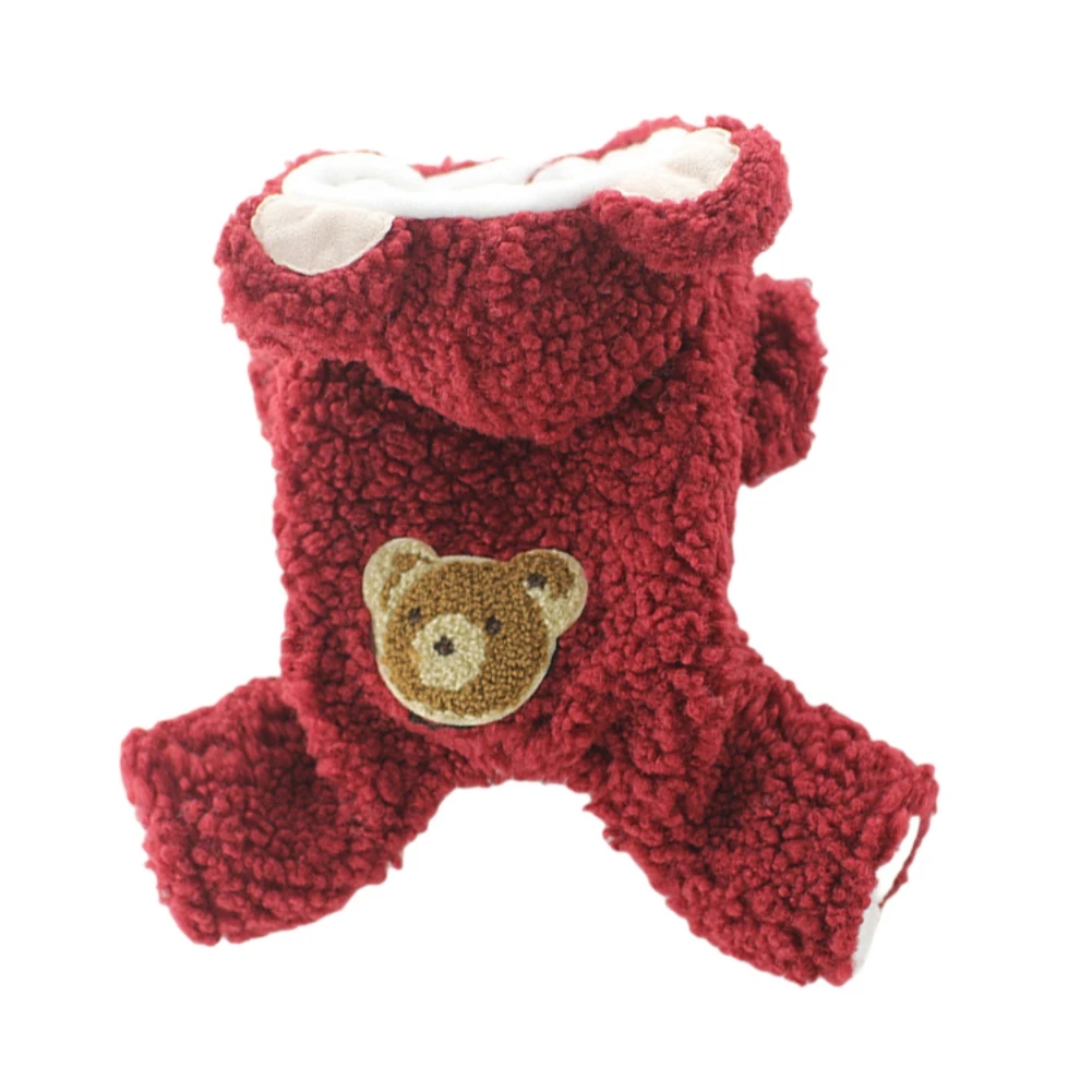 

Зимняя Толстовка для собак, одежда, теплый флисовый пуловер, куртка, пальто, пуховик для домашних животных, ветрозащитный комбинезон, костюм