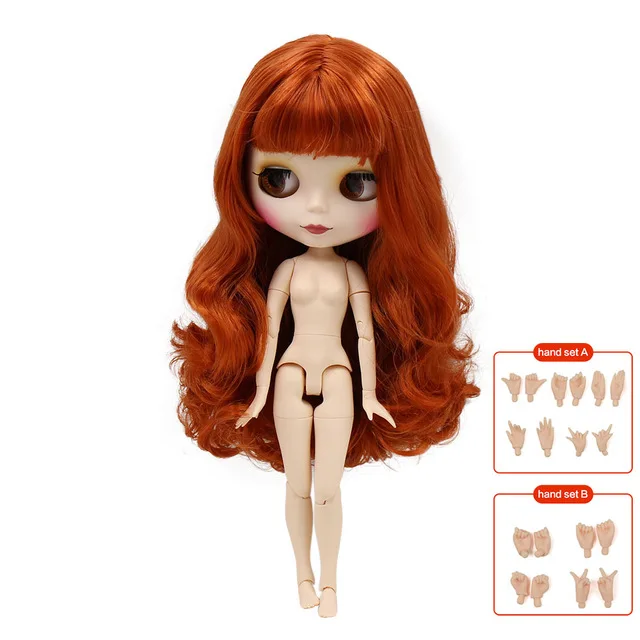 Ледяная фабрика blyth кукла Обнаженная шарнир тело 1/6 BJD 30 см модные куклы игрушки подарок специальная цена на продажу - Цвет: 230BL1207L