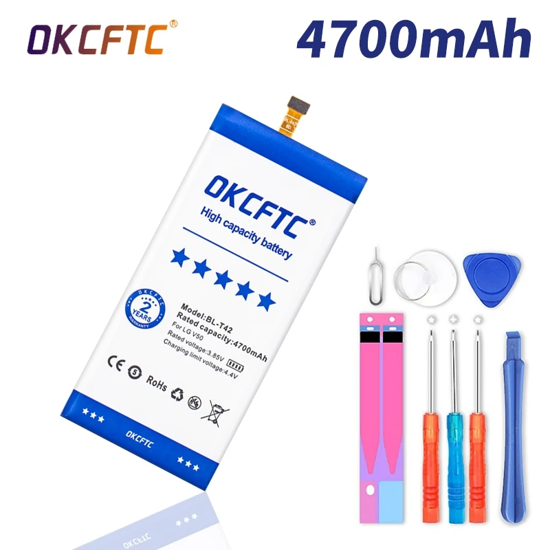 

3900mAh / 9.4Wh BL-T23 / BLT23 / BL T23 Phone Replacement Battery For LG X Cam X-Cam X Cam K580 K580Y F690 K580DS Battery