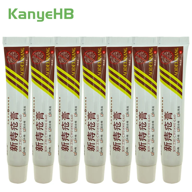 

7pcs Huatuo Hemorrhoids Ointment Chinese Cream Medical Herbal Cream Internal Piles External Anal Fissure Plaster Dropship A346