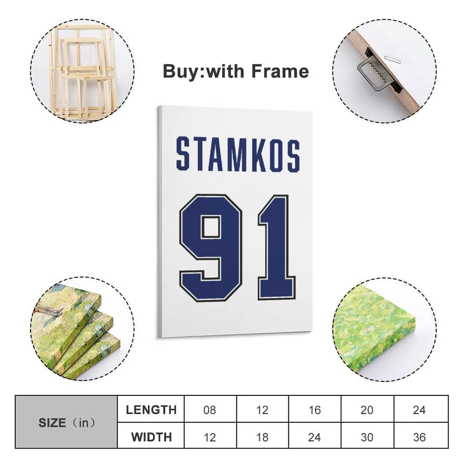 

Decor 91 Steven Stamkos Print Painting Canvas Hang A Picture for Living Room Wall Room Posters With Frame Modern Home