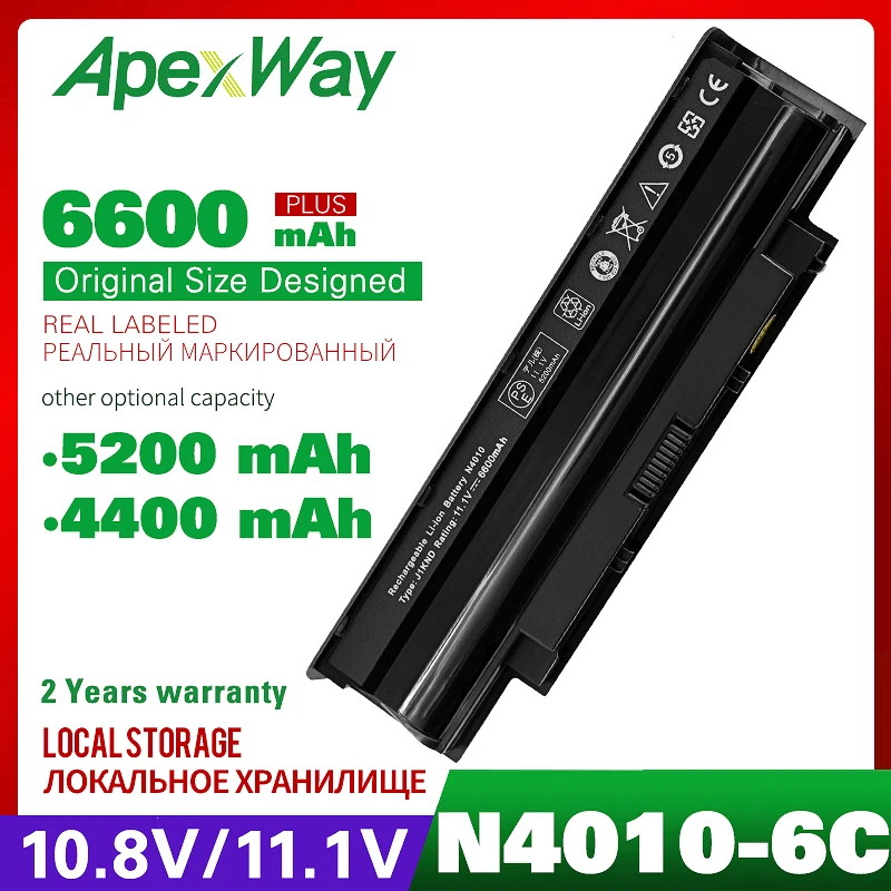 11 1 В Аккумулятор для ноутбука j1knd Dell Inspiron N3010 N3110 N4110 N5010 N5010D N4010 N4050 N5110 N7010 N7110 M501 M501R M511R|battery for dell|laptop batterylaptop battery