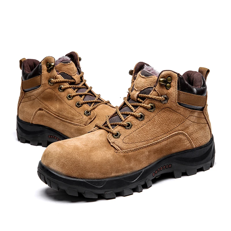 Лидер продаж 2019 года мужские Ботильоны зимняя удобная очень теплая обувь