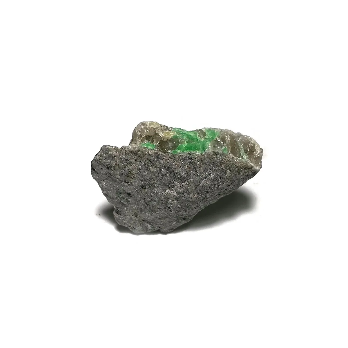 

19g B5-3a Natural Emerald Mineral Specimen Collection Teaching Decoration From Malipo Wenshan Yunnan Province China