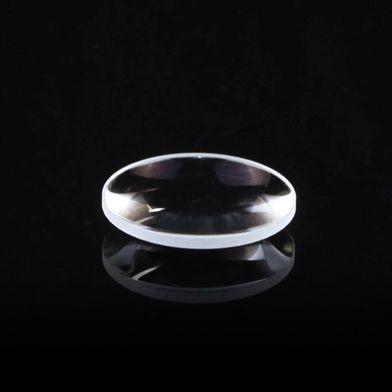 Оптическая плоская выпуклая линза диаметром 27 4 мм фокусное расстояние 57 75 K9