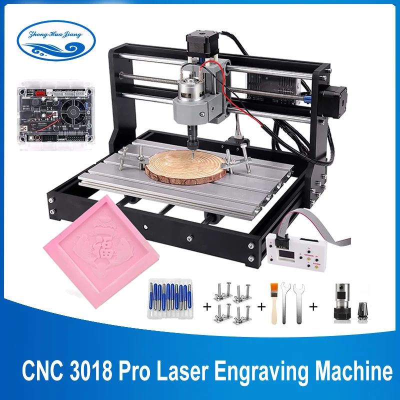 CNC 3018 Pro 10w/15w Laser DIY Mini CNC Machine With GRBL Offline Controller 3 Axis Milling Machine Wood Router