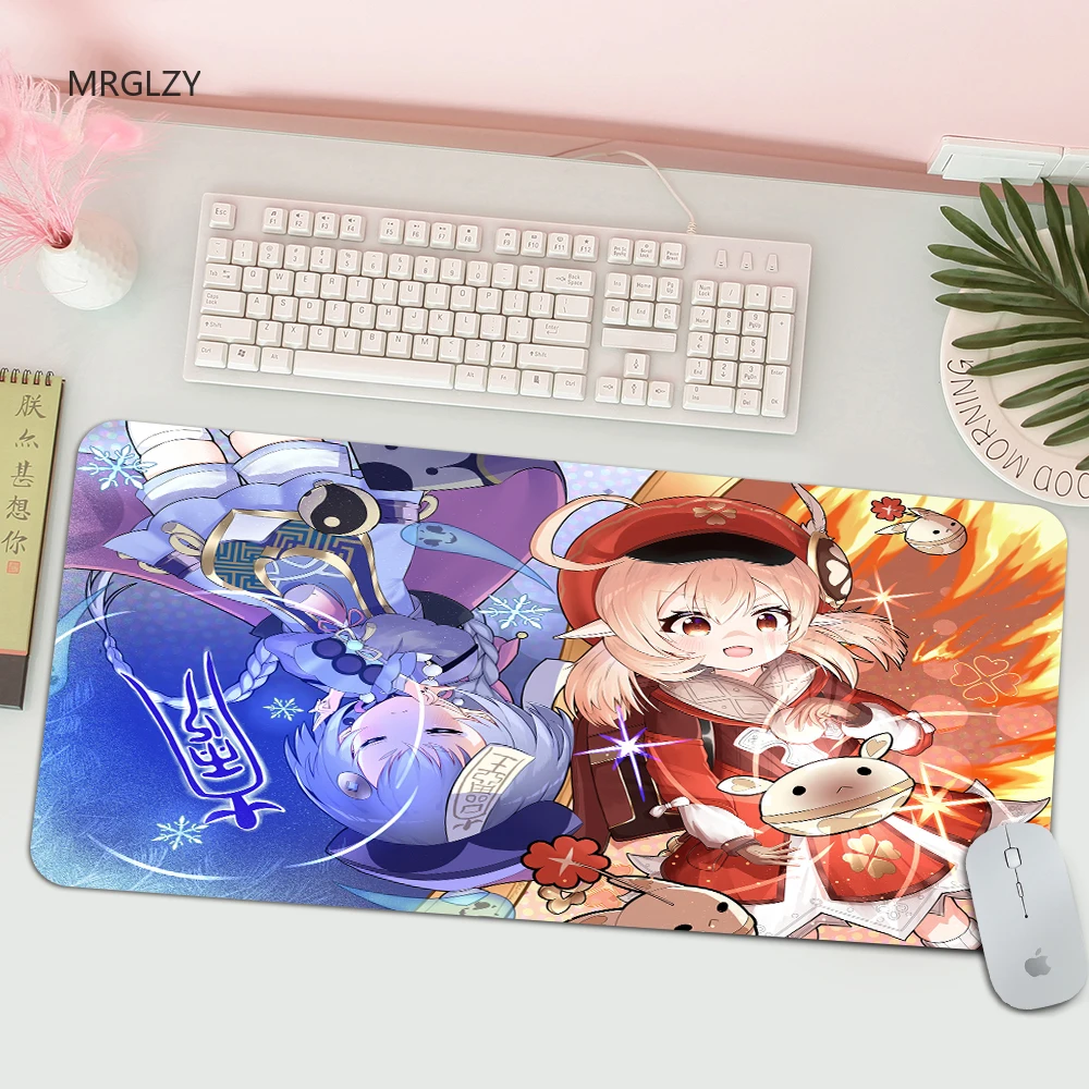 

MRGLZY Genshin Impact Mouse Pad Natural Rubber Office Mouse Pad Best-selling Gaming Mouse Pad Gaming Keyboard Table Mat
