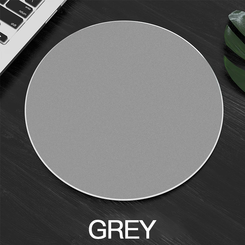

Fashionable Aluminum Alloy Mouse Pad Aluminum Metal Mouse Pad Creative Gift Round Mouse Pad Ins For Home And Office