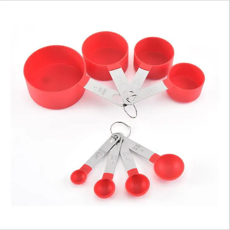 

8pcs Measuring Spoons Set Eco-Friendly PP Tea Coffee Measuring Cups Set Liquid Flour Baking Cooking Kitchen Measuring Tools
