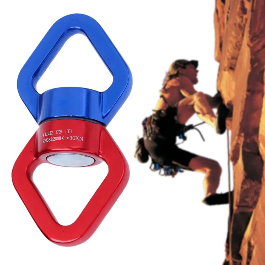 360 Degree Swivel Rope Connector Gear Mountaineering Aerial Spinning Hoop Supplies Outdoor Sports Climbing Hardware Accessories | Спорт и