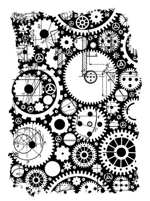 

Gear Background Transparent Clear Silicone Stamp/Seal for DIY scrapbooking/photo album Decorative clear stamp A0272