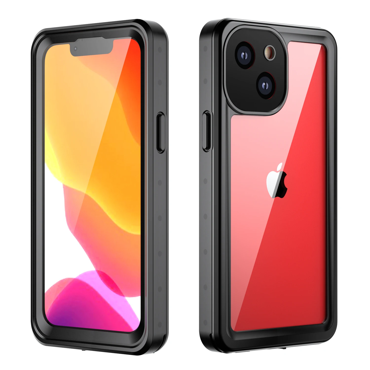 

For iPhone 13 mini 5.4 Waterproof Case Full-body Shockproof Protective Case with Screen Protector phone case 5.4 inch