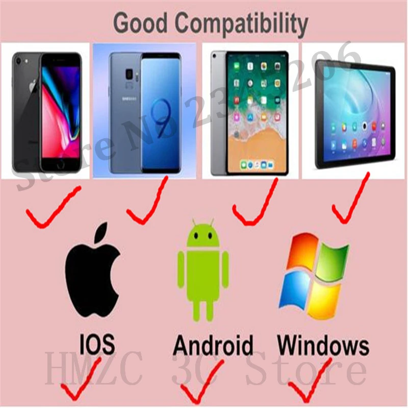 

Smart Generic Stylus for iPad capacitive screen pencil Write Draw Touch Pen for tablet Fit iphone Suitable Android/IOS/Wiindows