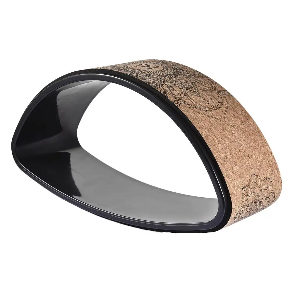 Деревянные колеса для йоги Пилатес с Буддой лотос профессиональный ТПЭ круги